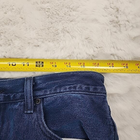 Levis Mens 501 Button Fly Jeans Sz 32x30 Dark Wash 100% Cotton - Picture 12 of 16